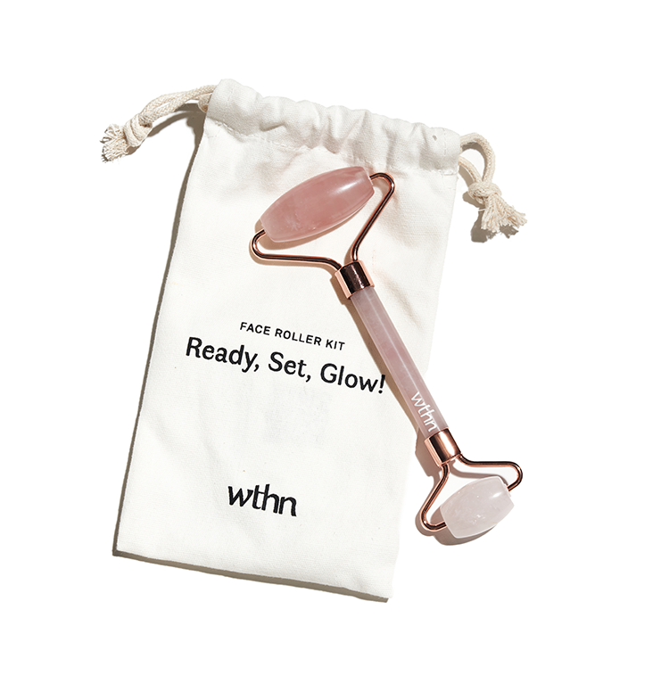 Rose Quartz Face Roller Kit